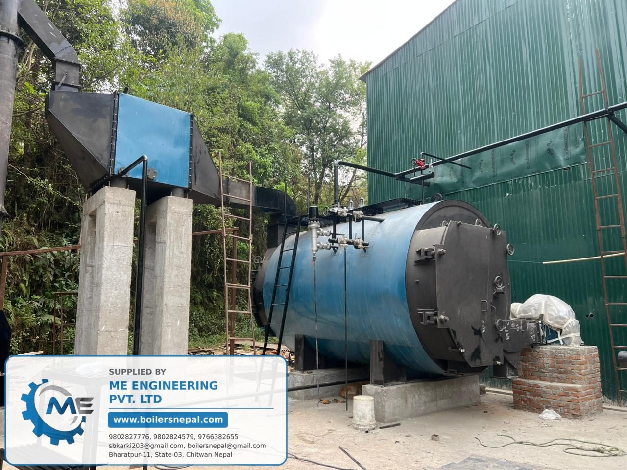 Yupin International Foods - 3000 kg/hr Wood-Fired Steam Boiler Plant